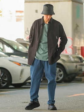 「improves（インプローブス）のアイテム（パンツ）」を使った、improves_officialさん（メンズ・178cm）の春コーディネート