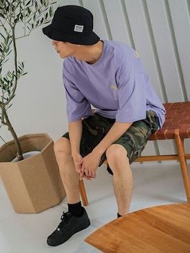 「SIDEWAY STANCE（サイドウェイスタンス）のアイテム（パンツ）」を使った、improves_officialさん（メンズ・178cm）の夏コーディネート