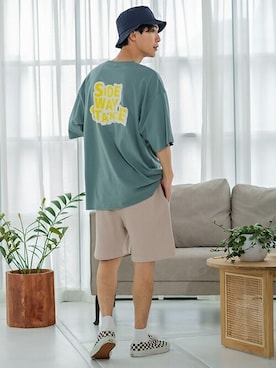 「SIDEWAY STANCE（サイドウェイスタンス）のアイテム（パンツ）」を使った、improves_officialさん（メンズ・178cm）の夏コーディネート