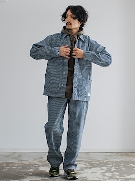 「SIDEWAY STANCE（サイドウェイスタンス）のアイテム（ジャケット/アウター）」を使った、improves_officialさん（メンズ・175cm）の秋コーディネート