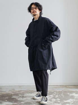 「improves（インプローブス）のアイテム（モッズコート）」を使った、improves_officialさん（メンズ・175cm）の秋コーディネート