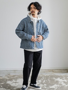 「SIDEWAY STANCE（サイドウェイスタンス）のアイテム（ジャケット/アウター）」を使った、improves_officialさん（メンズ・175cm）の秋コーディネート