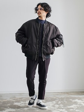 「SIDEWAY STANCE（サイドウェイスタンス）のアイテム（ジャケット/アウター）」を使った、improves_officialさん（メンズ・175cm）の秋コーディネート