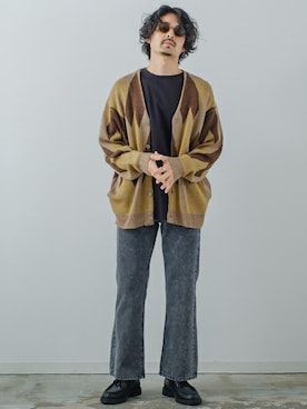 「SIDEWAY STANCE（サイドウェイスタンス）のアイテム」を使った、improves_officialさん（メンズ・175cm）の冬コーディネート
