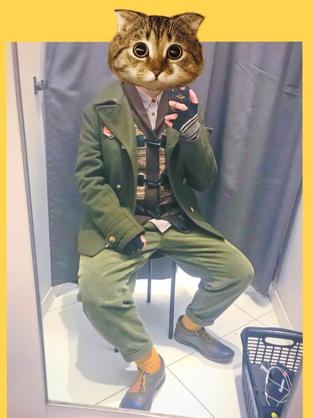 「速写のアイテム（ドレスシューズ、ブラウン系）」を使った、adonis贝贝さん（メンズ・168cm）の冬コーディネートの1枚目の写真