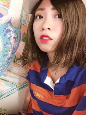 「BAD（バッド）のアイテム」を使った、YUKIA   さん（レディース・158cm）の春コーディネート