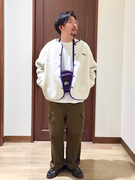 「CAMP7（キャンプセブン）のアイテム（ジャケット/アウター）」を使った、mutoさん（メンズ・170cm）の冬コーディネート