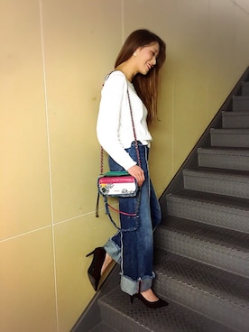 「H&M（エイチ・アンド・エム）のアイテム（パンプス）」を使った、ジジさん（レディース・168cm）の春コーディネート
