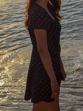 「Abercrombie&Fitch（アバークロンビーアンドフィッチ）のアイテム（ワンピース/ドレス）」を使った、ERiKaさん（レディース・169cm）の夏コーディネート