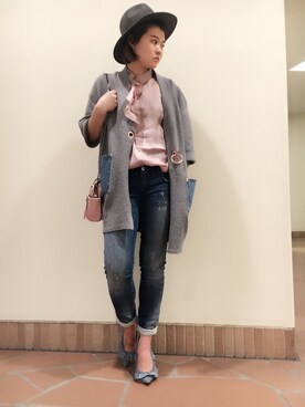 みつやさん（レディース・157cm）の冬コーディネート