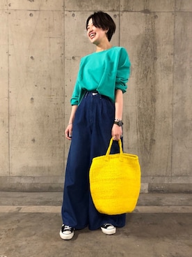 OKUBOさん（レディース・161cm）の春コーディネート