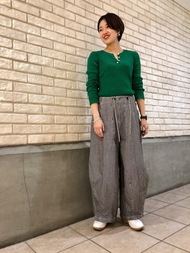 OKUBOさん（レディース・161cm）の春コーディネート