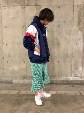 OKUBOさん（レディース・161cm）の春コーディネート
