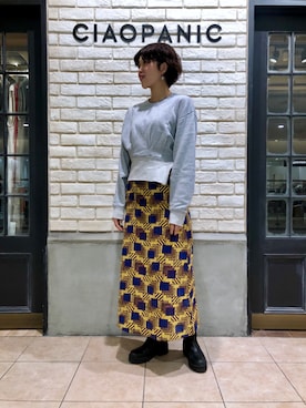 「el sepia（エルセピア）のアイテム」を使った、OKUBOさん（レディース・161cm）の春コーディネート