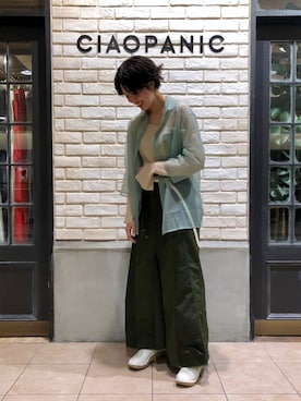 「Hender Scheme（エンダースキーマ）のアイテム」を使った、CHIHIROさん（レディース・161cm）の春コーディネート