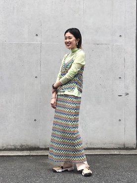 OKUBOさん（レディース・161cm）の春コーディネート