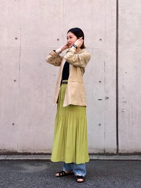 OKUBOさん（レディース・161cm）の春コーディネート