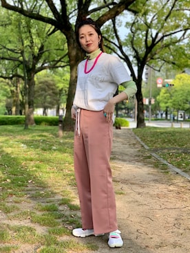 OKUBOさん（レディース・161cm）の春コーディネート