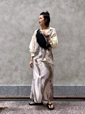 OKUBOさん（レディース・161cm）の春コーディネート