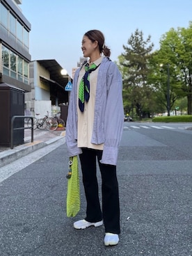 「Yves Saint Laurent（イヴサンローラン）のアイテム（財布/小物）」を使った、CHIHIROさん（レディース・161cm）の夏コーディネート