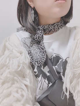 「アイテム（ピアス（両耳用））」を使った、ぴてちさん（レディース・162cm・20代）の冬コーディネート