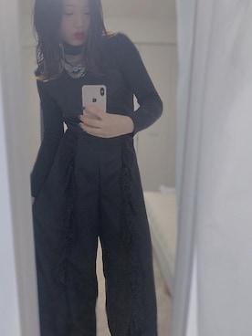 「Handmade（ハンドメイド）のアイテム（オールインワン・サロペット）」を使った、ぴてちさん（レディース・162cm）の秋コーディネート