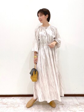 「andemiu」｜「アイテム（スリッポン）」を使った、manami00716さん（レディース・155cm）の冬コーディネート