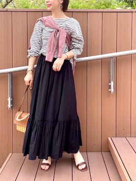 「春カラー」｜「アイテム（アンサンブル）」を使った、manami00716さん（レディース・155cm）の春コーディネート