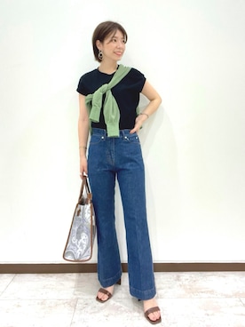 「andemiu」｜「アイテム（アンサンブル）」を使った、manami00716さん（レディース・155cm）の春コーディネート
