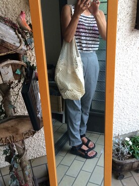 えりさん（レディース・158cm）の夏コーディネート