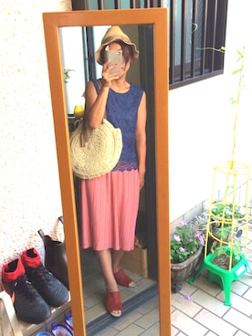 えりさん（レディース・158cm）の夏コーディネート