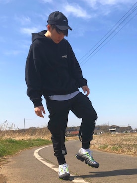 「FOG ESSENTIALS（エフオージーエッセンシャルズ）のアイテム」を使った、Shun(相互フォロー)さん（メンズ・171cm）の春コーディネート