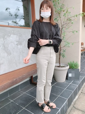 「ipumu（イプム）のアイテム」を使った、かなへいさん（レディース・160cm）の夏コーディネート