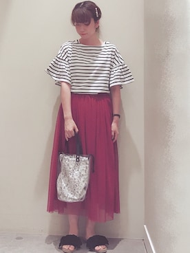 ゆりまる*さん(レディース・160cm)の夏コーディネート