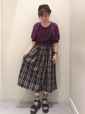 ゆりまる*さん（レディース・160cm）の夏コーディネート