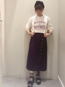 ゆりまる*さん（レディース・160cm）の夏コーディネート