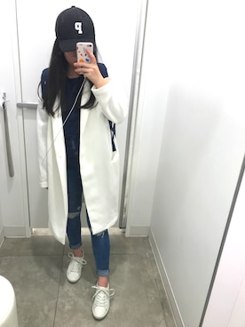 「ECCO（エコー）のアイテム（シューズ）」を使った、matoiitoshikiさん（レディース・155cm）の春コーディネート