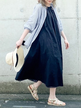 「アイテム（ワンピース）」を使った、yamaさん（レディース・169cm）の春コーディネート