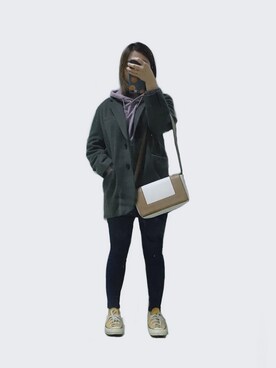 「SNIDEL（スナイデル）のアイテム（ダッフルコート）」を使った、tomatooさん（レディース・158cm）の春コーディネート