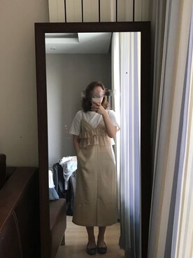 「initial（イニシャル）のアイテム（ワンピース/ドレス）」を使った、tomatooさん（レディース・158cm）の春コーディネート