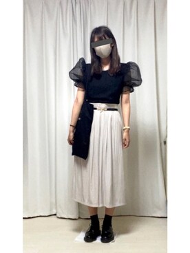 「Francfranc（フランフラン）のアイテム（トートバッグ）」を使った、ほさん（レディース・165cm）の夏コーディネート