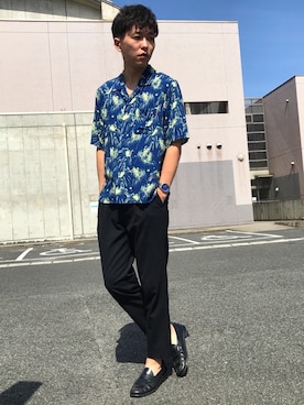 「花火」｜「アイテム（その他）」を使った、ルークさん（メンズ・170cm）の春コーディネート