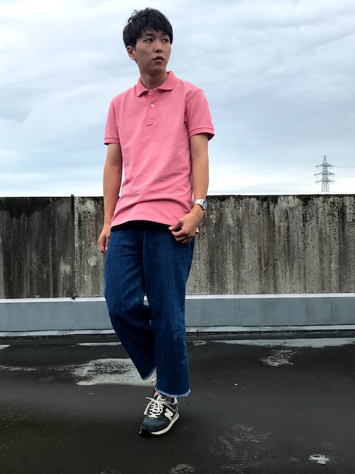 ルーク ユニクロのポロシャツを使ったコーディネート Wear