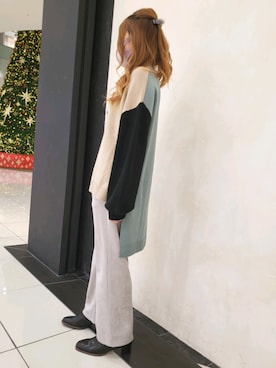 「INTERPLANET（インタープラネット）のアイテム（シューズ）」を使った、aさん（レディース・156cm）の冬コーディネート