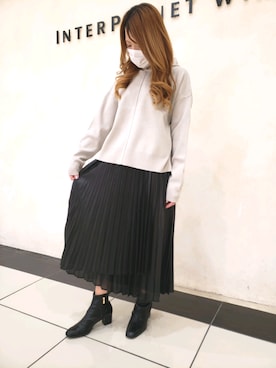 aさん（レディース・156cm）の冬コーディネート