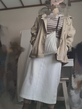「kastane_ootd」｜「アイテム（その他）」を使った、R  E   Iさん（レディース・154cm）の春コーディネート