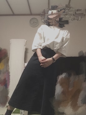 「アイテム（トートバッグ、レッド系）」を使った、R  E   Iさん（レディース・154cm）の春コーディネート