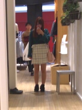 「one way（ワンウェイ）のアイテム（シューズ）」を使った、さやさん（レディース・152cm）の冬コーディネート