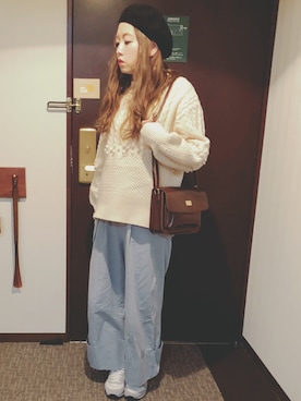 「w closet」｜「アイテム（腕時計）」を使った、taaako0712さん（レディース・159cm）の冬コーディネート
