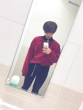 「韓国スタイル」｜「アイテム（財布/小物）」を使った、おしゃかさん（メンズ・163cm）の春コーディネート